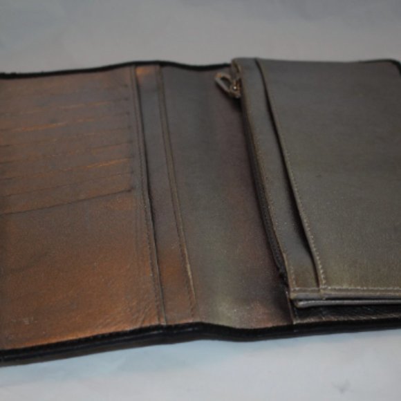 Chanel Mademoiselle 2 Piece Vertical Quilted W / Wallet Lambskin Leather - Picture 9 of 14